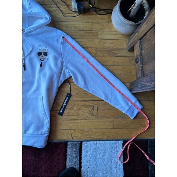 Karl Lagerfeld Logo Pullover Hoodie XXL NWT - Picture 5 of 13